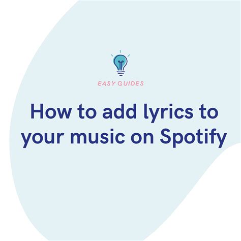 How to add lyrics to your music on Spotify - PUSH.fm