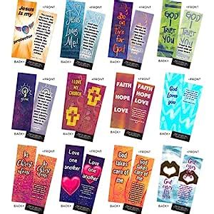 Children's and Youth Scripture Bookmarks, Variety Pack of 60 | Popular ...