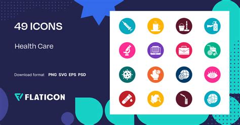 Health Care Icon Pack | Mixed | 49 .SVG Icons
