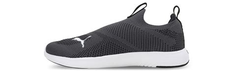 Buy Puma Mens Softride Gush Black-White-Dark Coal Running Shoe - 9 UK ...