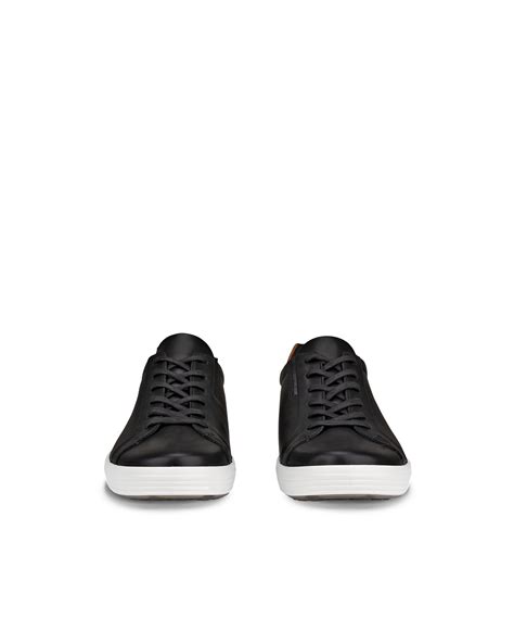 Men's ECCO® Soft 7 Leather Sneaker | Black