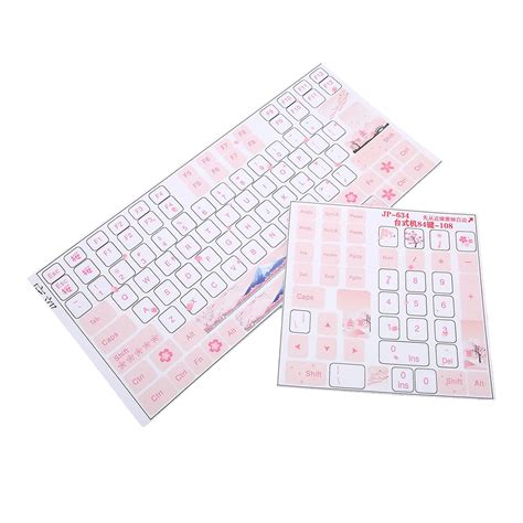 Universal English Keyboard Stickers, PVC Mechanical Keyboard Stickers ...