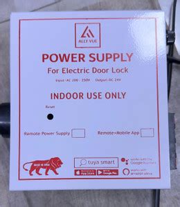 ALLY VUE POWER SUPPLY FOR DOOR LOCK REMOTE KIT 24 V WITH REMOTE Smart ...