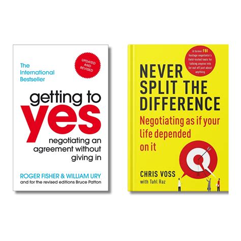 (Combo 2 Book) Getting to Yes + Never Split the Difference (Paperback ...