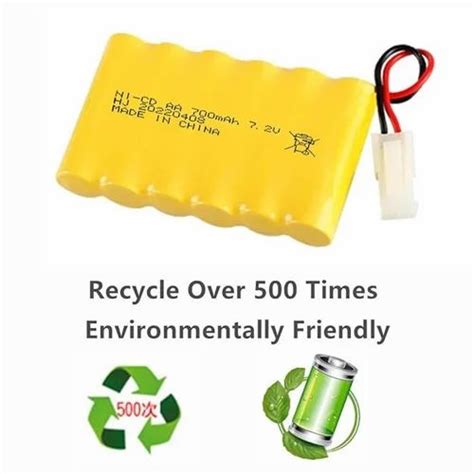 Ni-cd Battery - CBB 7.2V 700mAh NICD Battery for Huanqi HQ 516 558 549 ...