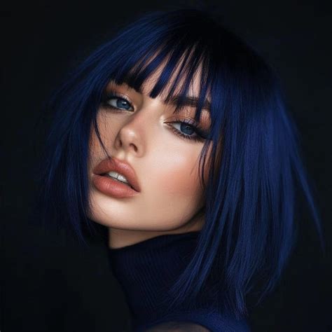 20 Awesome Dark Blue Hairstyles to Revitalize Your Look - Hair Guru em ...