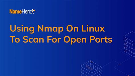 Nmap Linux Command 的图像结果
