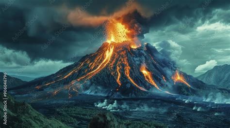 Image result for Volcanoes Create Landforms