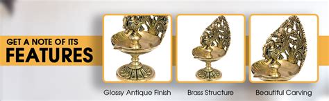 Buy Nexplora Industries Pvt. Ltd. Brass Diya Bird Shaped Deepak Oil ...