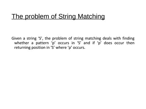 KMP Pattern Matching Algorithm 的图像结果