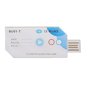 USB Temperature Data Logger Reusable Recorder 32000 Points 120days ...