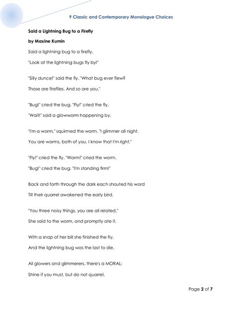 Free One Minute Comedic Monologues !!BETTER!!