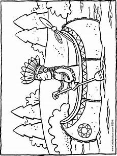 indianer malvorlagen in indianer im kanu kiddimalseite indianer malvorlagen in indianer im kanu kiddimalseite