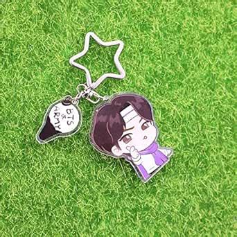 BTS Members Purple Star Army Acrylic Keychain BTS Army Key holder K-pop ...