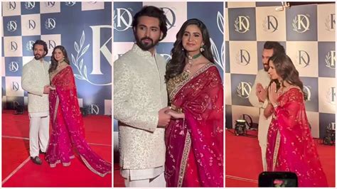 અમદાવાદના YMCA ક્લબ ખાતે કિંજલ દવે અને ધ્રુવિન શાહનો ગોળધાણા રિસેપ્શન ...