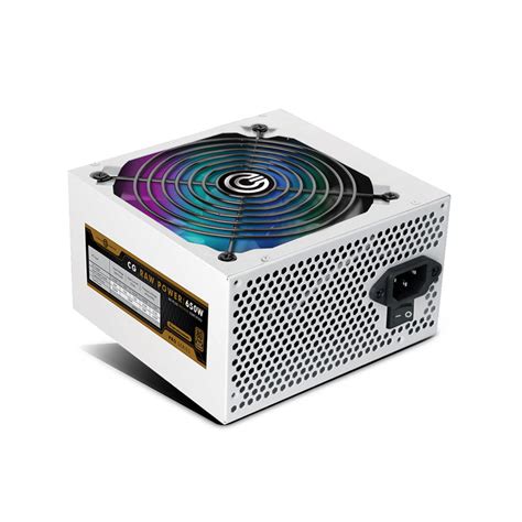 650W 80 Plus Bronze Power Supply - White | Reliable and Energy ...