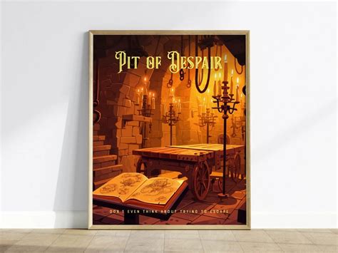 Pit of Despair, Princess Bride Collection, Framed Wall Art | Dungeon C ...