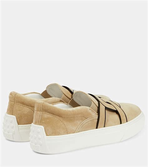 Tod's - Kate suede slip-on sneakers Tod's