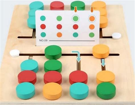 Montessori Color Sorting Toy - 2 Players | Fine Motor & Color Skills ...