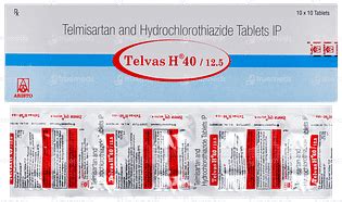 Telvas H 40/12.5 Tablet 10: Uses, Side Effects, Price & Substitutes