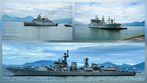 THE INDIAN NAVY’S EASTERN FLEET SHIPS ARRIVE AT DA NANG, VIETNAM ...