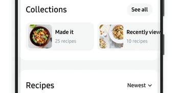 Samsung Launches Cooking App
