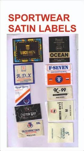 Printed Labels - Printed Fabric Label Trader - Wholesaler / Distributor ...