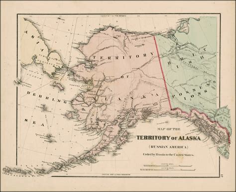 Russian Alaska Map