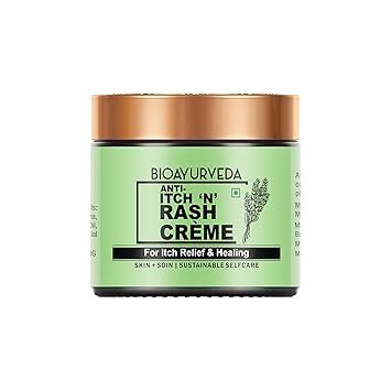 Buy BIOAYURVEDA Anti-Itch 'N' Rash Cream Itchiness, Rashes, Dry ...