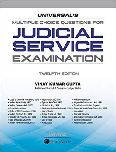 Universals Multiple Choice Questions for Judicial Service Examination ...
