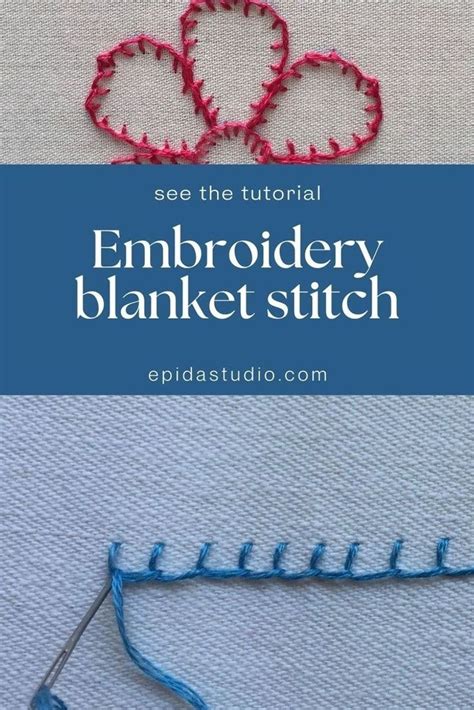 Image result for Embroidery Blanket Stitch Tutorial