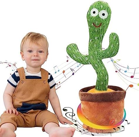 VEBETO Dancing Cactus Toy for Kids (1 Year Warranty) Talking Singing ...