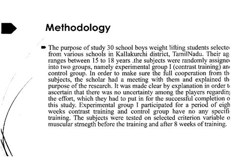 Scan 0001 - Computer - Methodology The purpose of study 30 school boys ...
