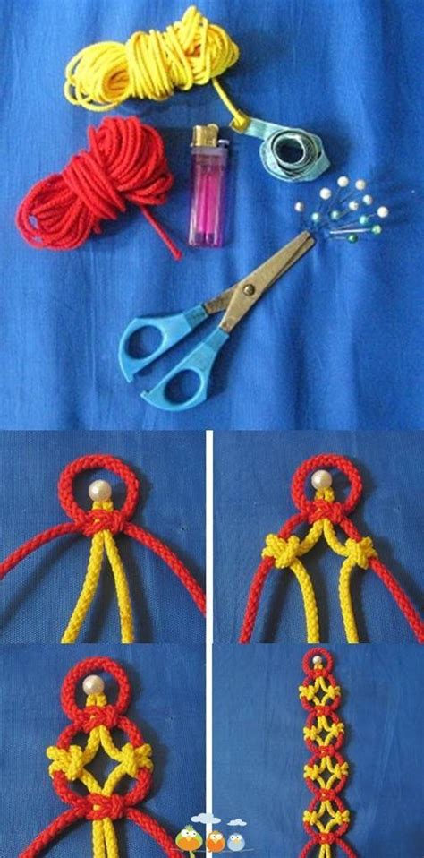 Image result for Macrame Bracelet Patterns DIY
