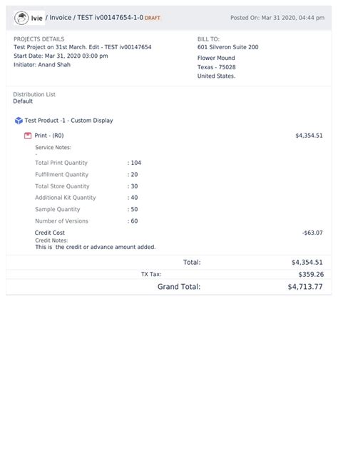 Sample Lab Test Invoice 的图像结果
