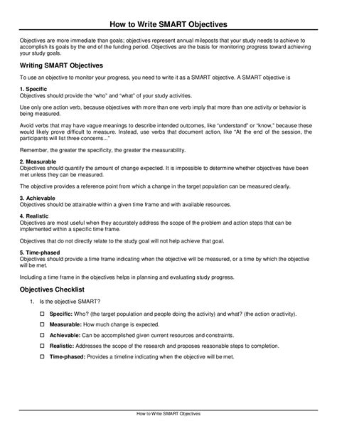 How to Write Smart Objectives 的图像结果