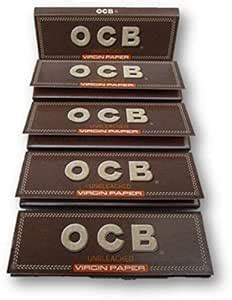 Buy TOLERAR King Size OCB Brown Rolling Paper Pack of 25 Booklets in ...