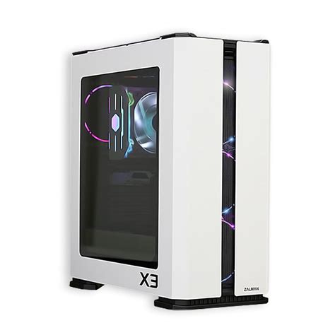Amazon.in: Buy Zalman Mid Tower Gaming PC Case (X3 White) RGB LED Fan ...