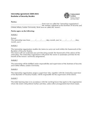 Fillable Online Internship Procedure - University of North Georgia Fax ...