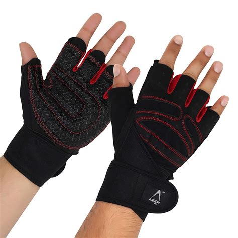 Gym Gloves with Wrist Support & Gel Padding India Wrist Wraps – Unisex ...
