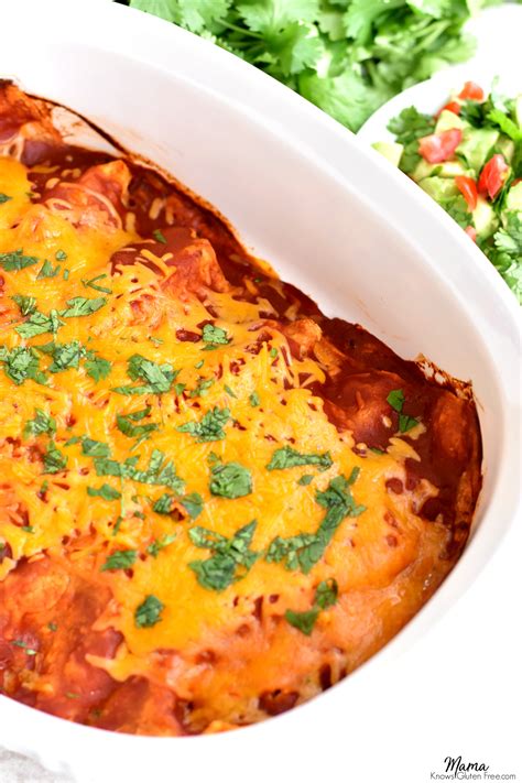 Gluten-Free Beef and Cheese Enchiladas - Mama Knows Gluten Free