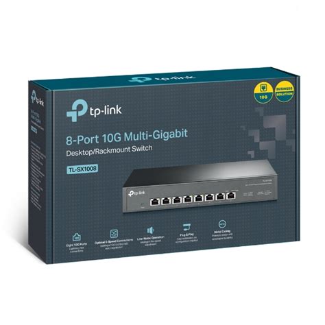 TL-SX1008 | 8-Port 10G Desktop/Rackmount Switch | TP-Link India