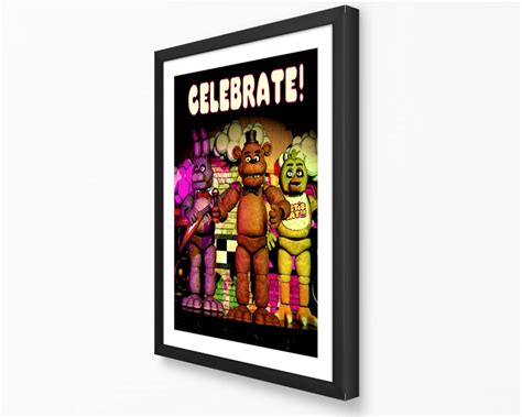 Celebrate! FNAF In-game Poster - Horror Game Posters - Etsy