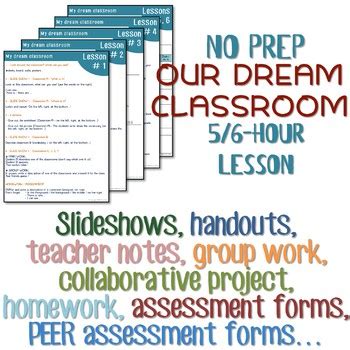 Our DREAM Classroom NO PREP collaborative project PBL by Pick'n Teach
