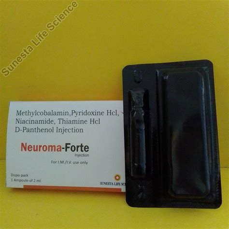 Methylcobalamin Vitamin B1 ND B6 Niacinmide Nd D-Panthenol Injection ...