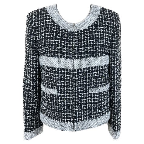 Chanel New Black Lesage Tweed Jacket For Sale at 1stDibs