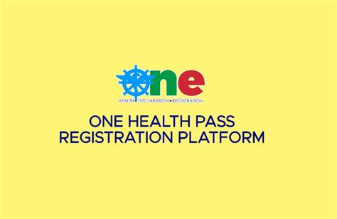 Image result for One Health Pass Tutorial