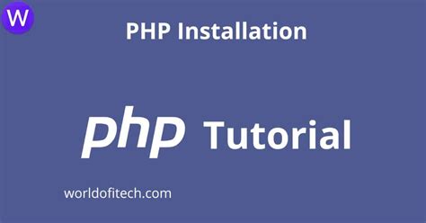 Image result for PHP Installation Guide