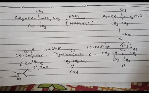 Ch ch,-ch-c-ch,- nh2 eno (x) (major) ch, ch major product of above ...
