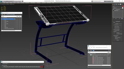 3D Tiltable Glass Drawing Table model | 3D Molier International